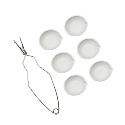 Juego de equipo de fusión de crisol de metal con platos resistentes a los golpes para joyeros profesionales, artesanos, oro, plata, equipo de fusión de metal