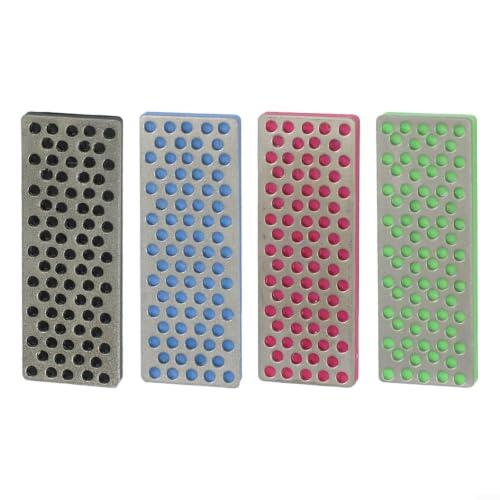 Paquete de 4 almohadillas de pulido manual de diamante, afinador de borde de snowboard, herramienta de snowboard, herramienta de pulido de bordes, afilador de bordes de esquí, herramienta de ángulo de