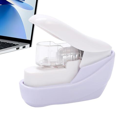 Grapadora sin puntos, herramienta portátil para coser manual sin grapas, grapadora sin grapas, para casa, actividad, trabajo, escuela, hospital, documentos, papel