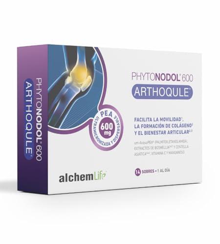AlchemLife - Phytonodol 600 Arthoqule | Apoyo al Bienestar Articular y Movilidad | 14 Sobres con PEA 600 mg, Boswellia, Centella, Vitamina C y Manganeso | Tecnología de Alta Absorción