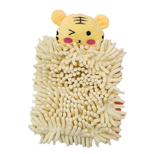KIMISS Toallas de Mano Colgantes de Dibujos Animados para Cocina y Baño, Paño de Limpieza Absorbente de Microfibra de Secado Rápido (#1)
