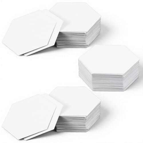XLIUAX 300 piezas de papel de patchwork, 2,6 cm Hexagon Quilt Plantillas de acolchado DIY Costura Artesanía Quilting Supplies para proyectos de costura de retazos, accesorios de edredón para empalmar