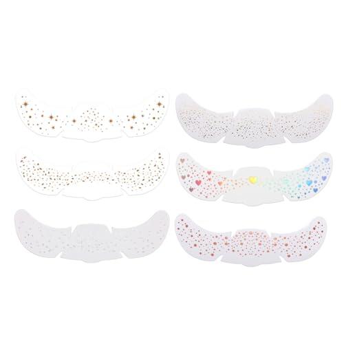 Tatuajes de Pecas con Purpurina, 6 Piezas, Tatuajes Temporales Pecas para Cara, freckle tattoos, expresión del resultado, resultado inmediato, Para Fiestas, Festivales, Maquillaje Brillantes, Cosplay