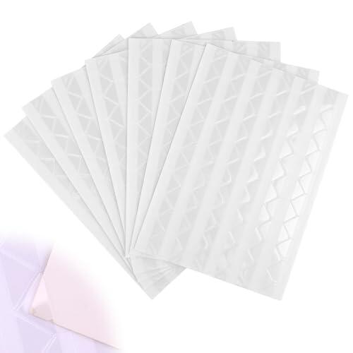 1020 Unidades/10 Hojas Esquinas Autoadhesivas para Fotos, Transparentes Montaje Seguro Pegatinas para Bordes de Imágenes for Álbumes de Recortes Diarios y Álbumes Familiares