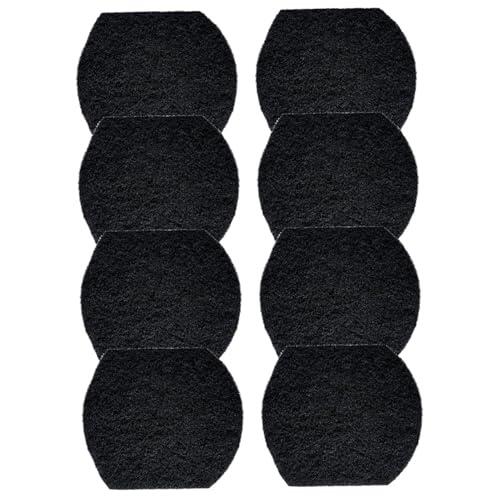 Desodorante de cubo de pañales de 8 piezas, eliminadores de olores de cubo de pañales, filtros de carbón absorbentes de olores de carbón activado para eliminadores de botes de basura de de