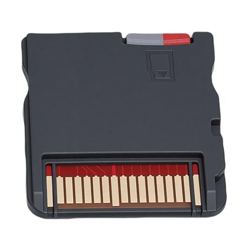 GOWENIC Tarjeta Tipo Cartucho de Juego, 7800 Juegos Integrados Compatibles con 3DS 2DS NDSL GBA GBC FC MD, con Interfaz China Quick Save Gold Finger, para Classic Modified Rare