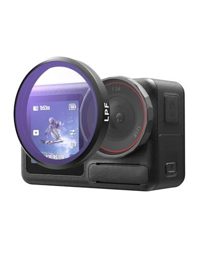 TELESIN Filtro LPR de reducción de contaminación lumínica para dji Osmo Action 5 Pro/Action 4 / Action 3, Filtro Cielo Nocturno y Ciudad Nocturna, Filtro de Lente en Vidrio óptico HD