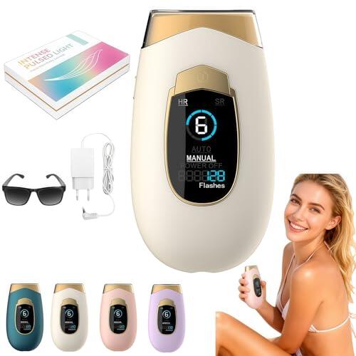Lumina Lumisilk Ipl Laser Epilator - 999900 Pulsos Ajuste De Intensidad 6 Niveles Para Axilas Piernas Y Bikini (white)