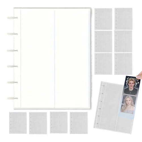 Álbum de Photo Booth | Recuerdo Transparente Coleccionable,Marco de Fotos de 2x6 Pulgadas para Álbum | para Recuerdos de Pareja, Bodas, Niños y Adultos