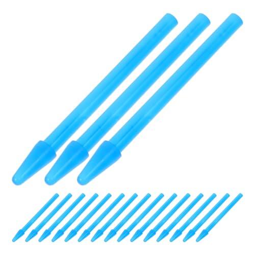 OSOLADY Palitos de Molienda de Muestra de Microcentrífuga 1,5 Ml, Varillas Puntiagudas de Plástico para Tubos de Ensayo Transparentes, Mortero para Homogeneización Uniforme, 100 Piezas