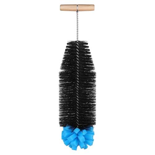 AOOTE Cepillo para Botellas de Cristal,Cepillos para Botellas,Cepillo Adecuado para Botellas SodaStream,Cepillos Limpia Botella de Cristal para Lavar Termos,Botella para Beber (Azul)