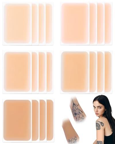 UYRVAPE 20uds Parches para Cubrir Tatuajes, Invisibles Parches Impermeables Cubrir Tatuajes Corrector Corporal Natural Transpirable Resistente Sudor Pegatinas