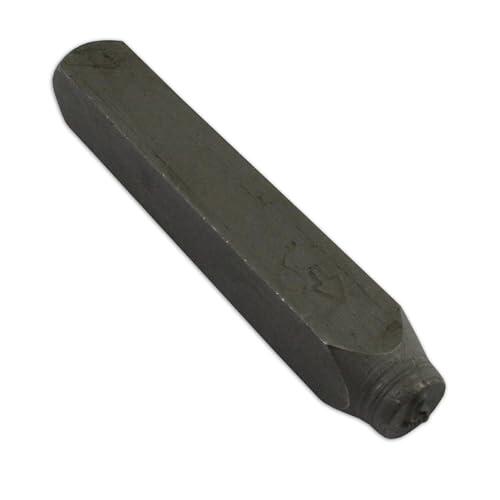 Perforadora de sello de 6 mm para hacer joyas, herramienta de estampado de metal de acero endurecido (sello de pie)