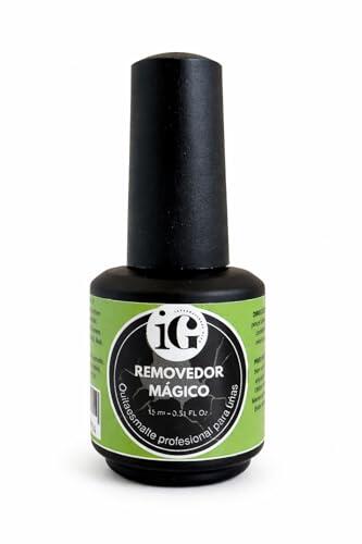 Removedor Mágico de Esmalte Semipermanente y Gel - Eliminador de Esmalte Permanente en 3-5 Minutos, sin remojo ni envolturas. Quita el Gel Fácil y de una manera segura.