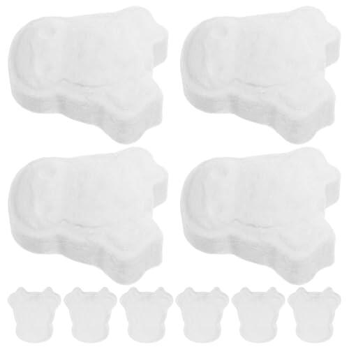 jojofuny Toallas de Lavado Multiusos Comprimidas, Toallas Faciales Portátiles de Viaje, Paquete de 50 Unidades, Tamaño Pequeño, Gruesas y Flexibles para Limpieza y Cuidado Piel