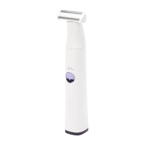 JATA JBRS1320 - Afeitadora Eléctrica Mujer Recargable, Rasuradora Corporal Uso Seco y Húmedo IPX5, Cuchillas de Acero Inoxidable, 90 min Autonomía, 3 Peines Guía, Batería Litio, Carga USB-C