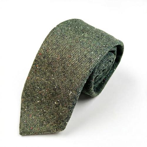 Elegancia atemporal: Todo sobre la corbata de tweed Verde Donegal