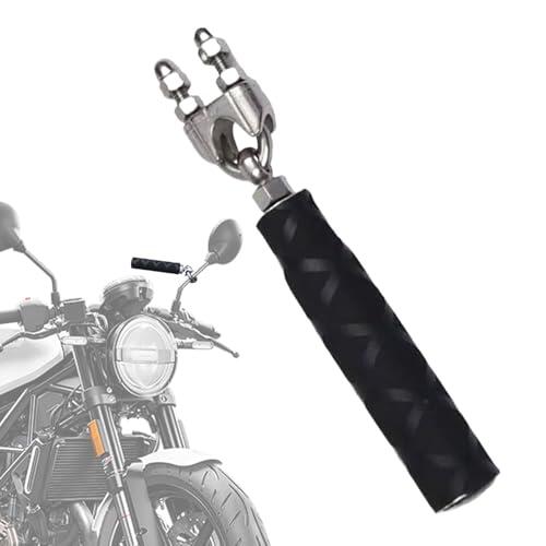 Soporte de extensión de espejo para motocicleta, soporte de extensión de espejo, abrazadera de conversión ajustable, extensión de manillar de aleación de aluminio, para viajes