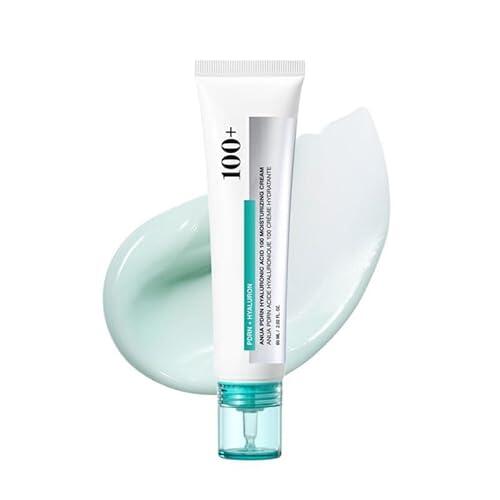 Crema Hidratante con Ácido Hialurónico PDRN de 100 Horas - Pantenol y Ácido Hialurónico para una Piel Suave e Hidratada, Hidratante Facial Diario, 50 g