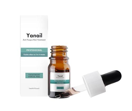 Hongos Uñas Pies - Tratamiento Antihongos Eficaz, Yanail Solución para Hongos en las Uñas de los Pies, Cuidado Diario que Fortalece y Protege, con Ingredientes Naturales y Aplicación Rápida, 5ml