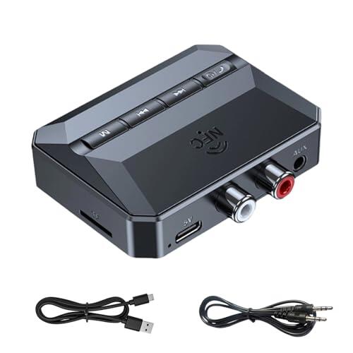 Receptor Bluetooth 5.3 HiFi, con Salida Jack AUX 3.5 mm/RCA