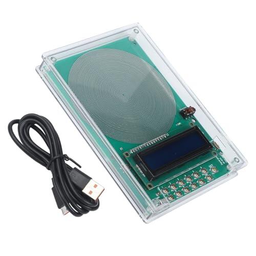 Whychstore Generador de frecuencia personalizado V2, 0,1 Hz-30 KHz, dispositivo de resonancia de onda Schumann ajustable para meditación y sueño, unidad transparente de 7,83 Hz con alimentación USB