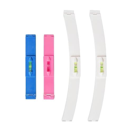 NiceNaiils 4 Pcs cortador de puntas abiertas cabello, Kit de Corte de Pelo, Corta Puntas, Plantilla de Corte de Pelo, Clip de Corte de Pelo, Guía de Corte de Pelo para Asistente de Peluquero Avanzado