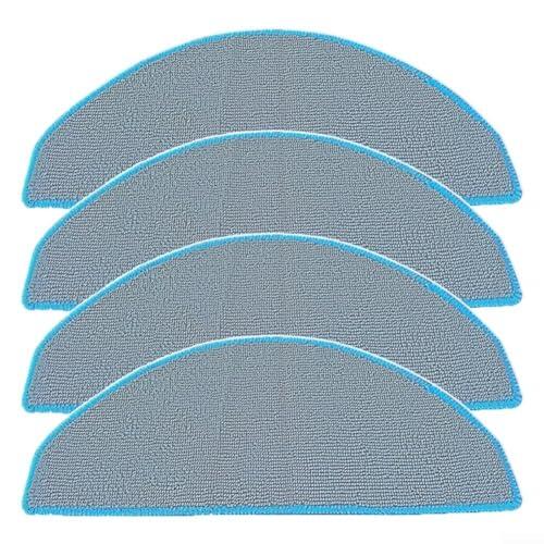 Almohadillas de repuesto para fregona Combo Essential 2 y para Vac Essential Y051240, paños de limpieza de microfibra, recambios de fregona robot lavables para depilación de mascotas, duras (paquete