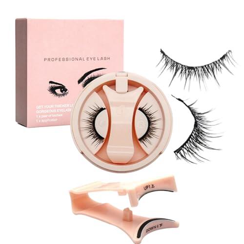 Pestañas magnéticas – Pestañas 6D con aplicador, pestañass magnéticas reutilizables para mujeres, juego de pestañass de volumen para maquillaje de belleza, viajes a casa, pestaña postizas