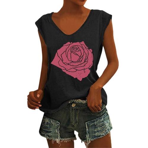 Camiseta de verano para mujer, blusa holgada, ajustada, manga corta, camiseta deportiva, cuello de pico, camiseta, #039, XXL