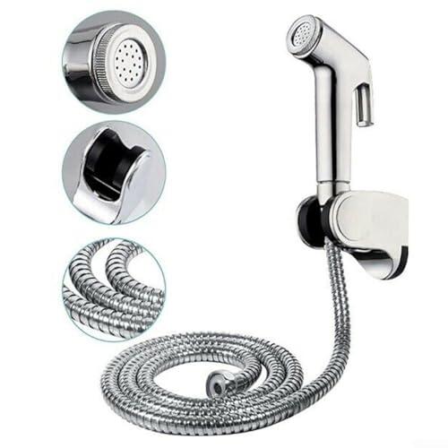 Kit de bidé de mano de manguera de 150 cm con ajuste estándar de 1/2 pulgada para baño residencial y uso de cuidado