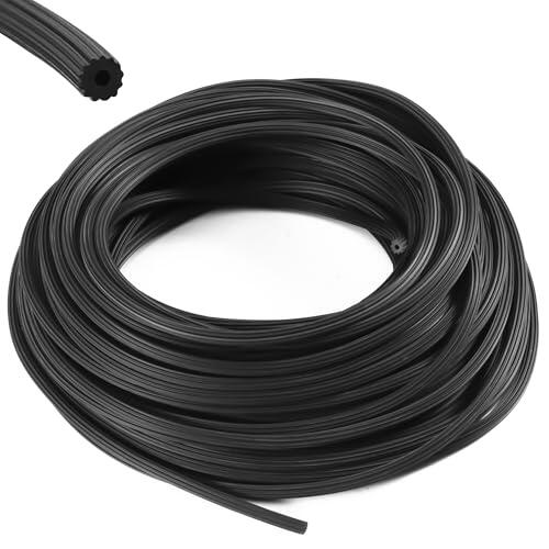 Joycabin 10 m de diámetro de 4,5 mm de goma para mosquiteras, mosquitera de goma, accesorio para marco tensor como cinta de refuerzo, cuerda de refuerzo de repuesto