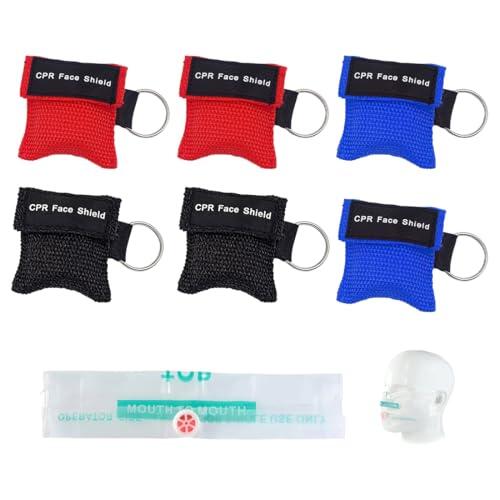 MKEAWWU Kit Primeros Auxilios 6 Unidades 5X5,5Cm Silicona Antideslizante Rojo Azul Negro