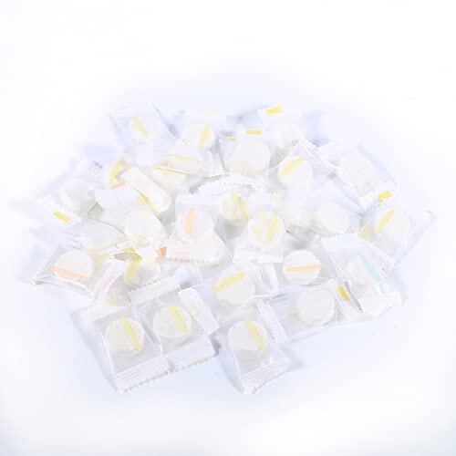 Pongnas Papel de Mascarilla Facial Comprimido, Tela No Tejida de Algodón Suave con Fuerte Absorbencia de Agua para Mascarilla Facial DIY Spa, 60 30 15 Piezas (30PCS)