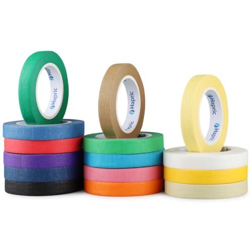 Da rienda suelta a tu creatividad con el set de cinta de enmascarar arcoíris Hapric