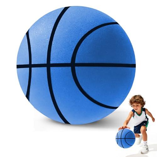 Silent Balón de baloncesto silencioso, pelota de espuma para interiores, pelota de entrenamiento ligera, pelota de baloncesto de salto silencioso, pelota de espuma de alta densidad, 24 cm (C)
