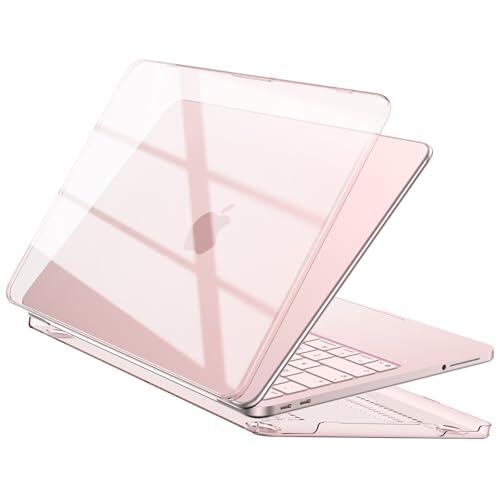 EooCoo Funda Compatible con MacBook Neo 2026, Case Mac 13 Pulgadas A3404 con Chip A18 Pro y Pantalla Liquid Retina de 13", Carcasa Rígida Cubierta de Plástico a Presión, Superficie Lisa - Rosa