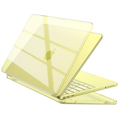EooCoo Funda Compatible con MacBook Neo 2026, Case Mac 13 Pulgadas A3404 con Chip A18 Pro y Pantalla Liquid Retina de 13", Carcasa Rígida Cubierta de Plástico a Presión, Superficie Lisa - Cítrico