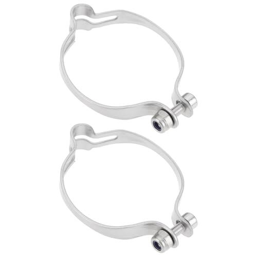 YINETTECH Abrazaderas para Cables de Bicicleta de 31,8 Mm de Acero Inoxidable con Anillo Fijo para Organizar Cables de Bicicleta