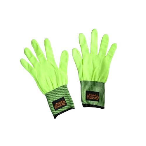Shurhome Guantes flexibles para vehículos, control mejorado, ajuste elástico texturizado para instalación profesional de tintado, guantes de lámina resistentes a los arañazos