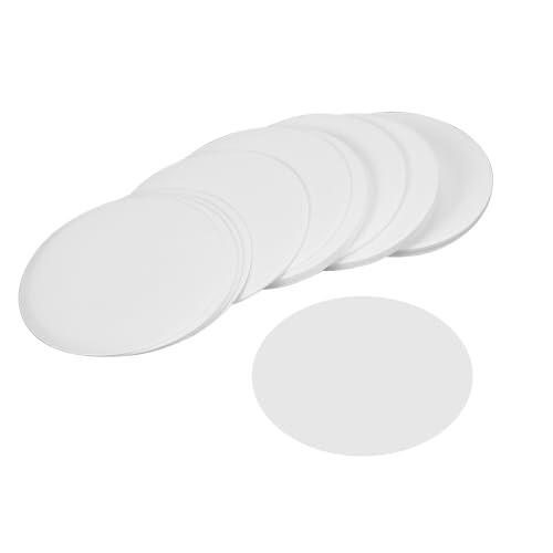 Filtro de Velocidad Media, 100 Pcs Papel de Filtro de Laboratorio, Papel de Filtro de Fibra de Algodón, Papel de Filtro Cualitativo, para Laboratorio Experimento, 15 cm