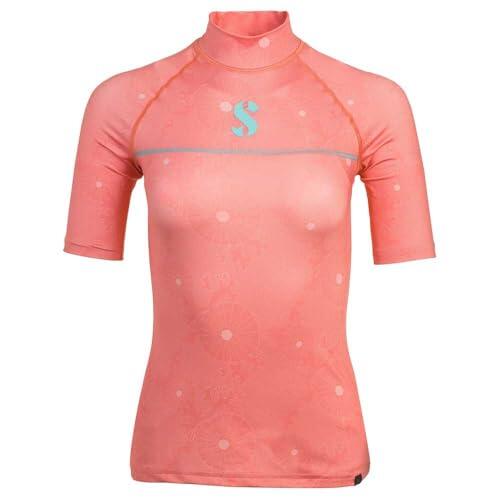 SCUBAPRO Rash Guard - T-Flex Coral SHS U50 Mujer, CORAL, S/XXL