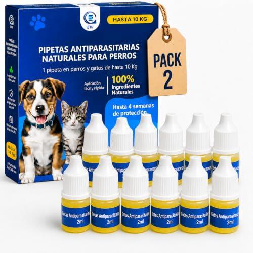 Protección natural contra parásitos para perros pequeños y gatos