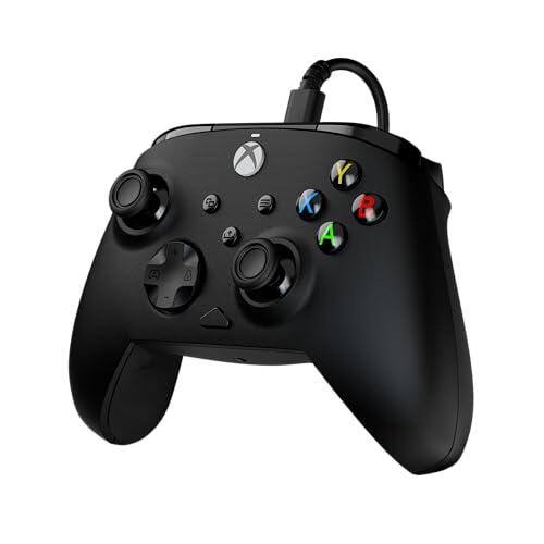 Turtle Beach Rematch Core Ghost Camo Negro - Mando con Cable - con Licencia para Xbox Series XS, Xbox One y PC - Sticks con efecto Hall, Botones de Audio, Motores de vibración y disparadores de Pulso