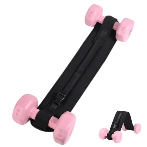 Ceriselle Hip Thrust, cinturón portátil para levantamiento de caderas para casa y gimnasio, entrenador de glúteos premium para entrenamientos con mancuernas y pesas rusas, ligero y plegable,