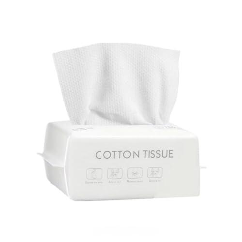 Toallitas Limpiadoras toalla facial desechable Toallitas de Algodón Secas Toalla de Limpieza Cara para Pieles Sensibles (1PACK)