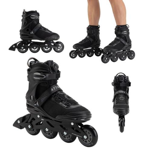 ATTABO OneFoot Fitgo - Patines en línea para Hombre, rodamientos ABEC-7, riel de Aluminio, Sistema Fitgo, Freno, Fitness y Ocio (41)