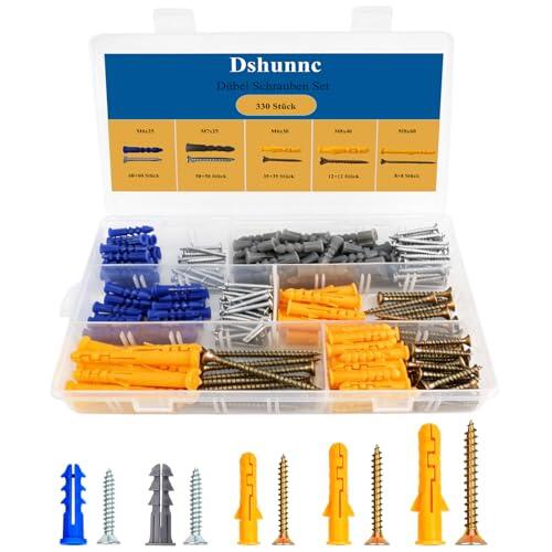 Dshunnc Juego de 330 tornillos para tacos M6/M7/M8