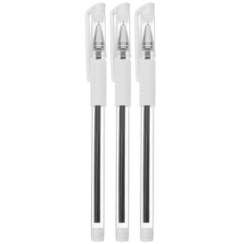 DINHEAROM Bolígrafos de Gel Impermeables para Marcar Piel Punta Fina, Plástico Duradero, 3 Unidades, Líneas Precisas Ideales para Posicionar Tatuajes y Micropigmentación