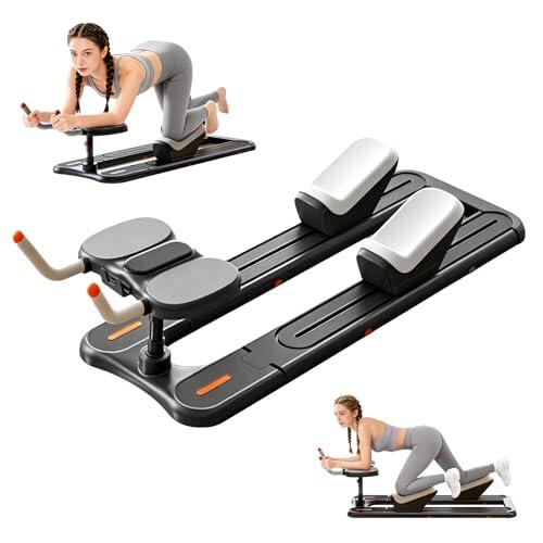 Entrenador de Columna y Columna Lumbar 6 en 1, Máquina de Entrenamiento para Quemar Grasa Pilates Reformer Maquina Equipo en Casa y Gym